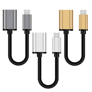ประเภท3A สูงสุด C เป็นสาย USB3.0ตัวเมียถึงตัวเมีย5Gbps ใช้ได้กับ2020 <span class=keywords><strong>2018</strong></span> <span class=keywords><strong>iOS</strong></span> pro/air OTG Converter - Product Image 1