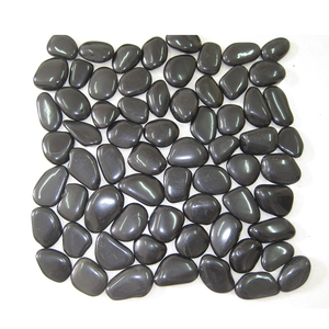 <strong>Polished</strong> Small Flat Black <strong>River</strong> Pebbles <strong>Stone</strong> - Product Image 1