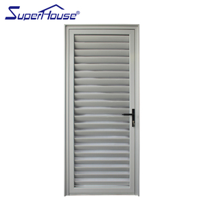 Puerta Abatible de Aluminio con Excelente Ventilación, Puerta Exterior con Rejilla, Puertas Francesas con Rejilla - Product Image 1