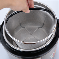 6qt panier cuiseur vapeur en acier inoxydable, panier pour accessoires de marmites