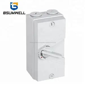 IP66 monophasé UKF 1 p 20A 35A 63A 250 v AC Intempéries Protégés explosion-preuve isolateur commutateur avec SAA