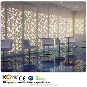 Korean Artificial Marble Material for counter top of Acrylic solid surface