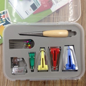 Quiki Mini multifunzione fai da te strumento per trapuntare accessori per cucire rilegatura per cucire Bias nastro creatore necessario per il ricamo - Product Image 2