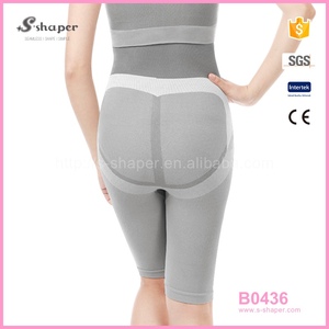 กางเกงเอวสูงระบายอากาศไม้ไผ่กระชับสัดส่วนมีมวลควบคุมทัวมาลีน S-SHAPER - Product Image 3