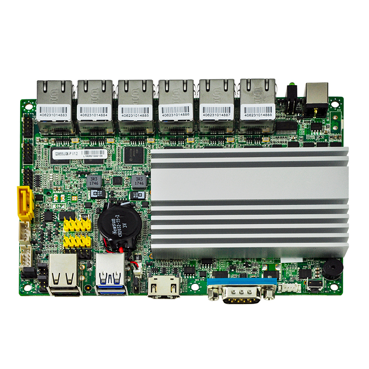 Intel мини компьютер 6 Lan порт мини Pfsense Linux порт брандмауэр Материнская плата