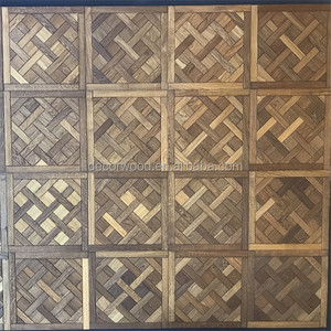 Prix du parquet en bois massif Versailles fumé en racine de teck - Product Image 6