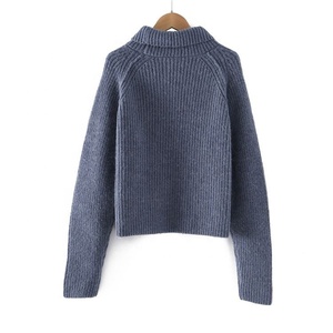 Usine Haute Qualité Alpaga Femmes <span class=keywords><strong>Col</strong></span> Roulé Chaud Cardigan <span class=keywords><strong>Pull</strong></span> - Product Image 2