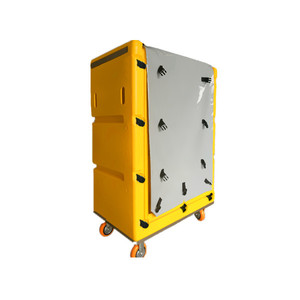 Carro de Lavandería de Plástico Resistente de Alta Calidad de China <span class=keywords><strong>Pono</strong></span> con Servicio de Diseño Personalizado - Product Image 5