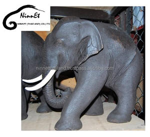 <b>Wood</b> <b>Carved</b> Elephant From Thailand - Product Image 3
