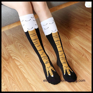 Crazy funny mujeres chicas <span class=keywords><strong>pollo</strong></span> piernas medias rodilla-Alto muslo-Alto <span class=keywords><strong>Calcetines</strong></span> - Product Image 2