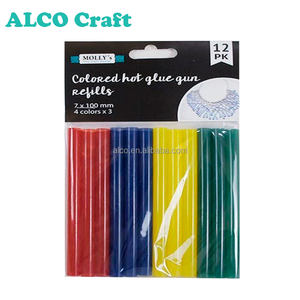 Bâton de colle en silicone thermofusible coloré de Molly's pour accessoire de pistolet à colle artisanale - Product Image 2