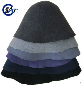 Tudung Topi Bulu Wol 100% Kualitas Terbaik, Badan Topi Wol