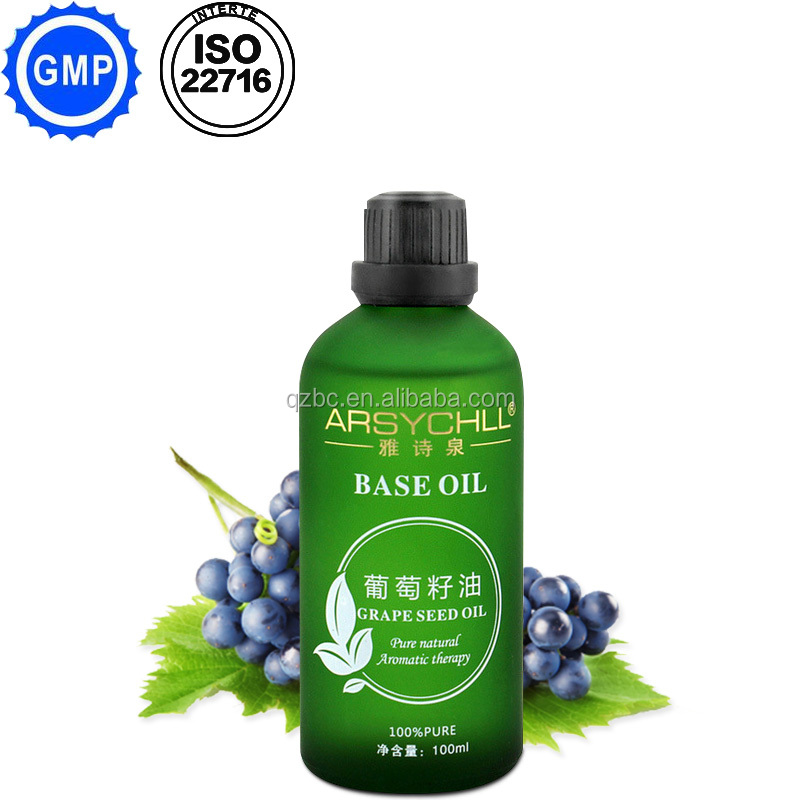 100% base cold pressed extra virgin organic grape seed oil