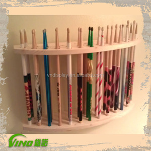 ที่ใส่ไม้กลองแบบกำหนดเอง,ที่ใส่ไม้กลองแบบมีช่องติดผนังชั้นเก็บของไม้กลอง13คู่ - Product Image 1