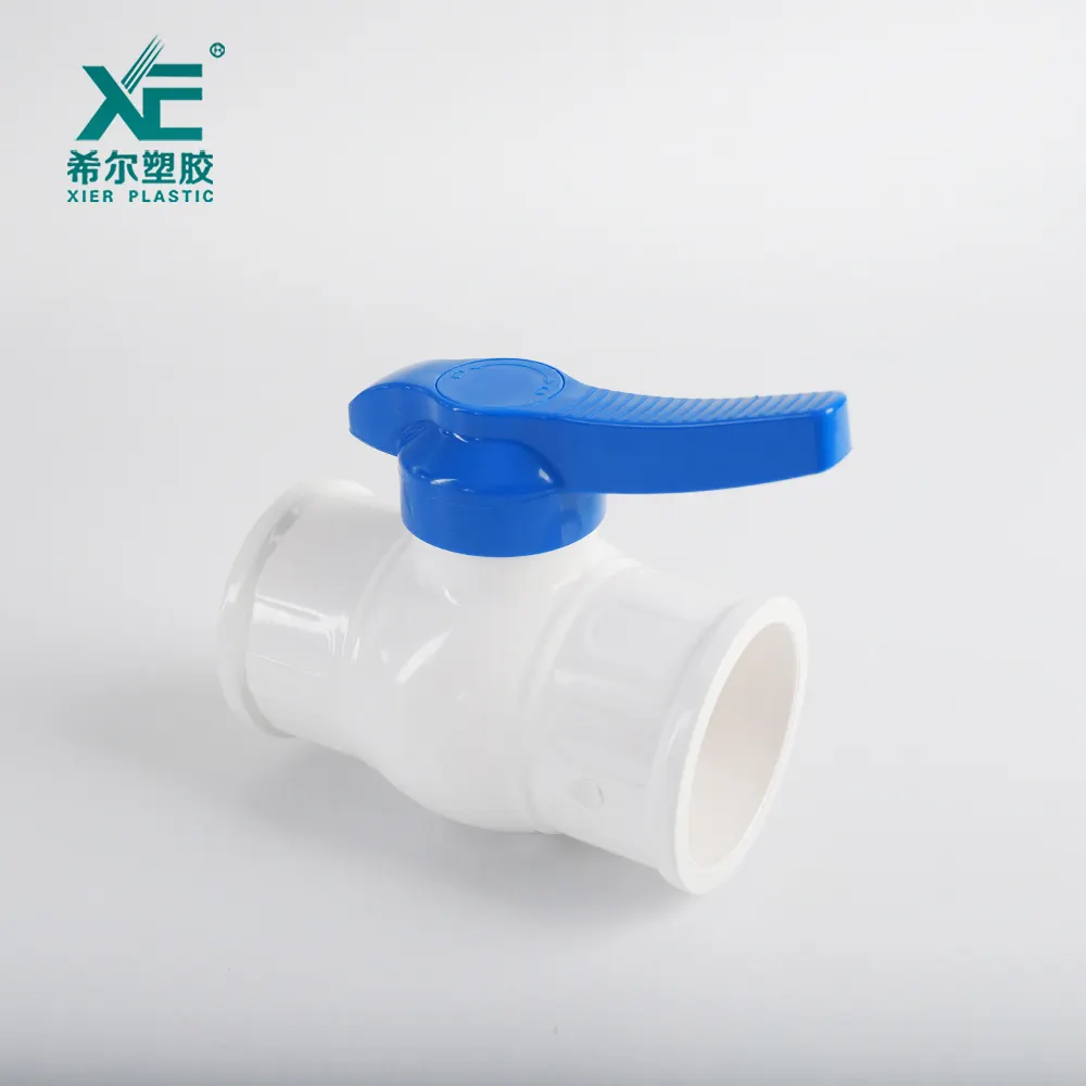 China supplier 1/2"-2" durable useful normal pressure sample pvc plastic gate thicker end ball valve moulds