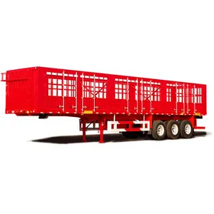 CLW 3 Axle Fiberglass Utility Cargo Box Animal Enclosed Semi Trailer for sale