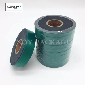 Cinta adhesiva de PVC verde mate de 1/2 o 1 pulgada con opciones de longitud de 100 pies a 300 pies Adhesivo de fusión en caliente acrílico para enmascaramiento de sellado de cartón - Product Image 3