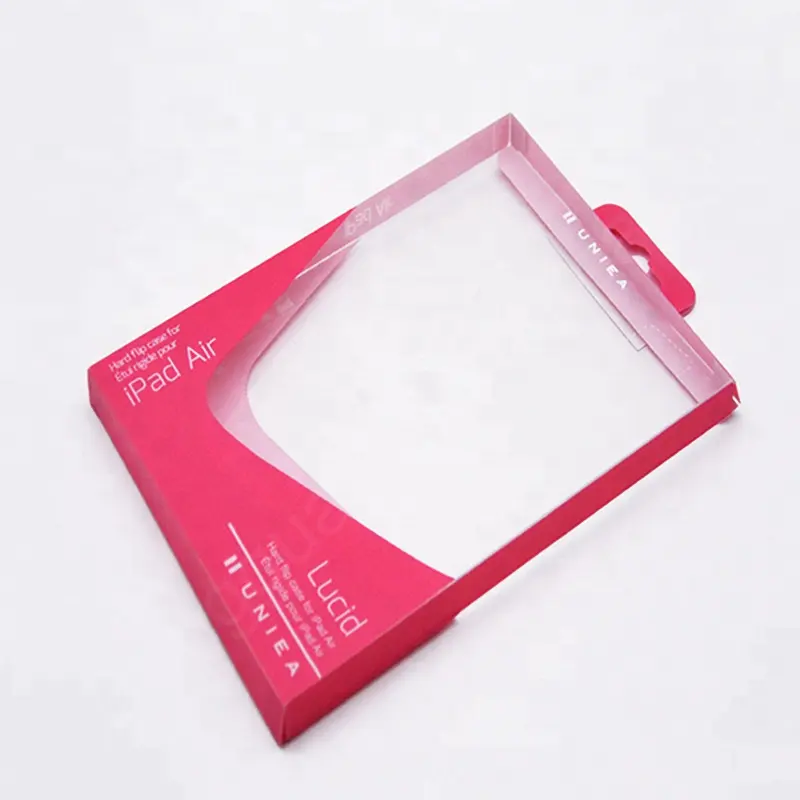Ipadケース用折りたたみプラスチックPVC包装ボックス