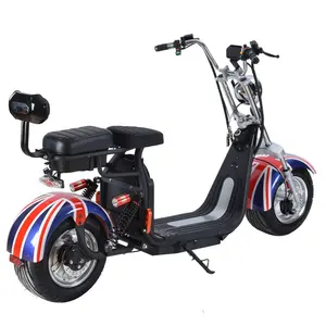 2019 hiçbir katlanabilir ve şarj başına 60-80 km aralığı 2000W scooter elektrikli moped motosiklet citicoco