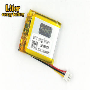 Connector <span class=keywords><strong>2</strong></span>,5-3 p 3,7 V 853838 1800 mAh high quality rechargeable Li-ion polymer lithium battery voltage Li-Po Li-polymer battery - Product Image 1