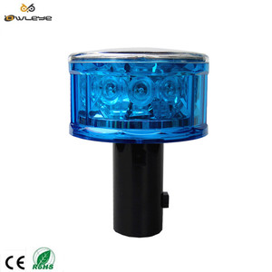 Solar powered LED <span class=keywords><strong>amarillo</strong></span> <span class=keywords><strong>intermitente</strong></span> luz/lámpara de advertencia de tráfico Construcción de Carretera cono - Product Image 4