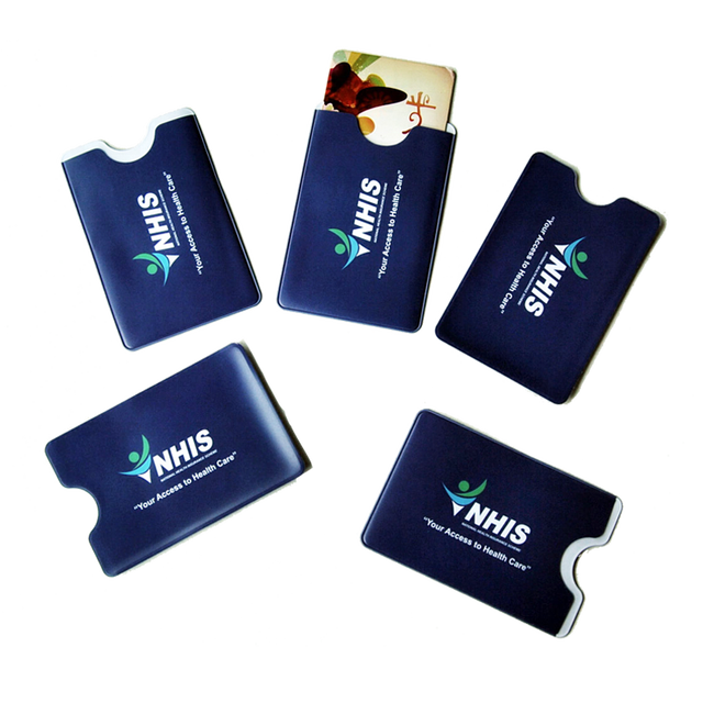 Factory Direct New PVC Card Holder Custom PVC Card Holder/ID Card Pouch with Printing