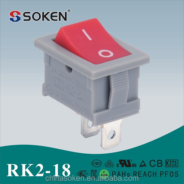Soken переключатель RoHS UL carling мини тумблер 3a 250vac