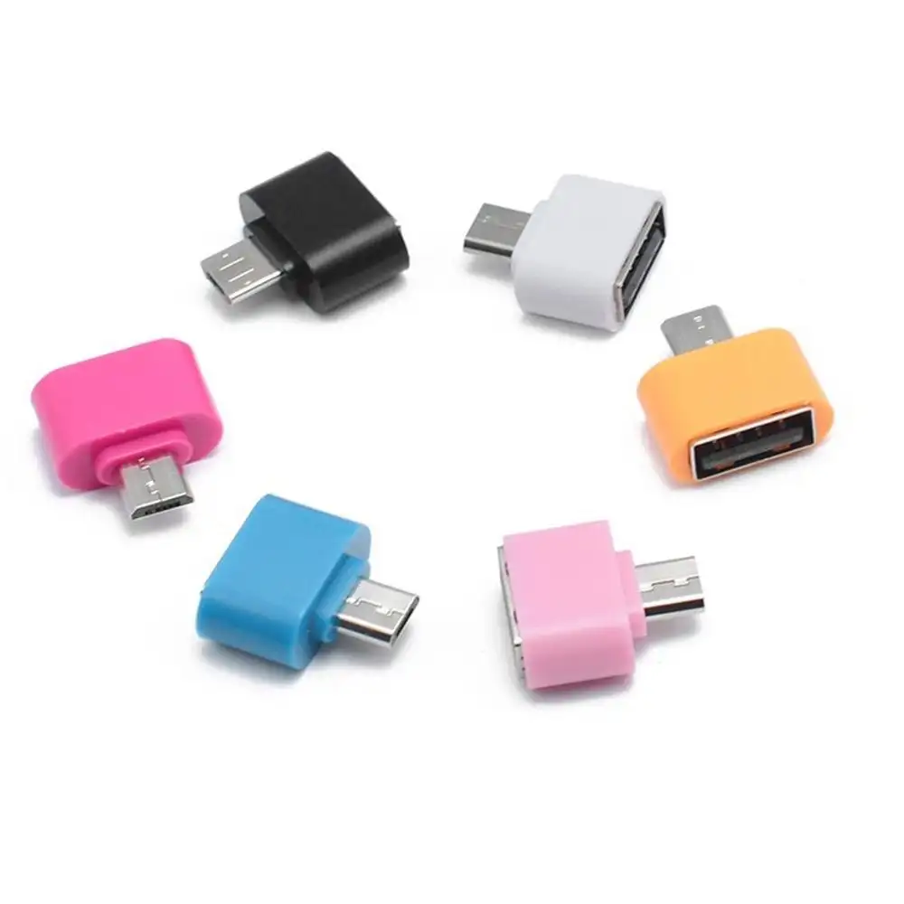 شحن مجاني البسيطة المصغّر USB الذكور إلى USB أنثى وتغ محول محول لهواوي ل Xiaomi الروبوت كمبيوتر لوحي (تابلت) وهاتف ذكي PC