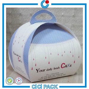 Más nuevos Italianos de cajas de torta al por mayor, envases de papel para pasteles, boda boxees pastel personalizado - Product Image 3