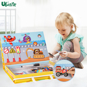 Puzzle magnétique personnalisable pour enfants, haute qualité, séries d'apprentissage, circulation - Product Image 1