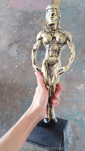 Résine personnalisée Antique Bronze <span class=keywords><strong>Bikini</strong></span> Statues féminines trophée de musculation - Product Image 4