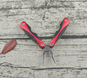 Herramientas al aire libre Alicates de múltiples funciones de acero inoxidable con cuchillo plegable - Product Image 4