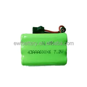 7.2 V AAA 600 mah 镍氢充电 nimh 电池组