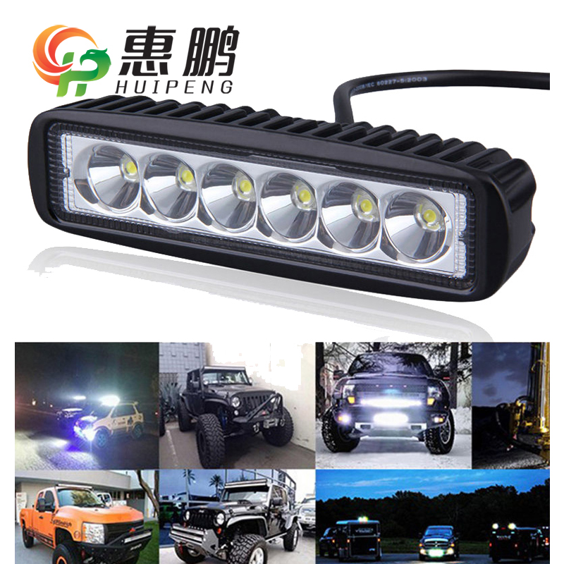 Высококачественный внедорожник DC 12 В 24 в 3 Вт * 6 белый 18 Вт светодиодный рабочий свет