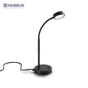 Lámpara de mesa led de lectura para el cuidado de los ojos, flexible, SMD, 3w