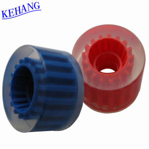 benutzerdefinierte glow in the dark led licht freies elektroroller 70 100mm polyurethan skateboardrollen für lkw - Product Image 1