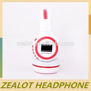 De gama alta de singular estilo desmontable auriculares bluetooth para el teléfono móvil, auriculares con construido en fm radio - Product Image 1
