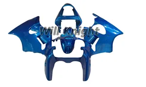 川崎忍者注射整流罩 636 ZX6R ZX-6R 00 02 ABS 塑料完整摩托车整流罩套装蓝色