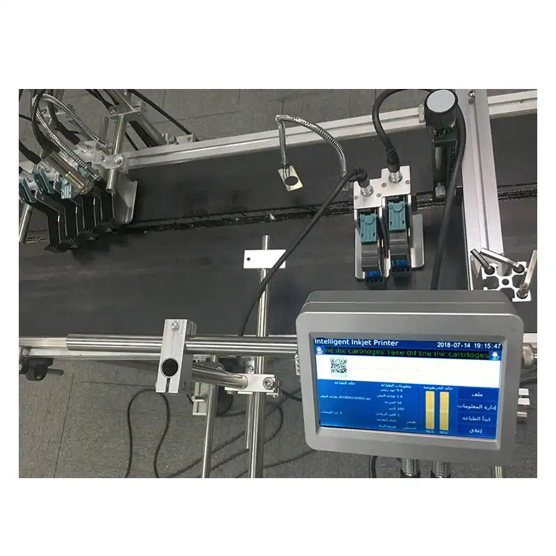 Date Printing Machine Industrial Thermal Inkjet Coding Machine 600 Dpi Height Arrival 25.4mm Date Code Marking Printing Machine