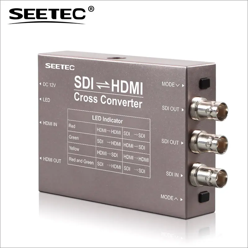 SEETEC-conmutador de señal de transmisión, convertidor de 1080p sdi a hdmi