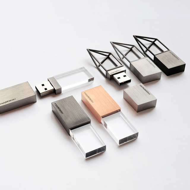 Stainless USB Flash Drive Keychain Holder Pen Drive 4GB 8GB 16GB 32GB 64GB 128GB Waterproof Memory Drive Usb Flash Disk 3.0/2.0