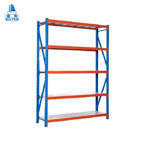 4 layer strong capacity warehouse pallet light weight steel angle iron storage rack for steel pipe