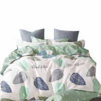 Ensemble de draps en coton 100% Designs personnalisés Tissu en coton Vente en gros Prix d'usine moins cher Ensemble de housse de couette