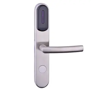 fireproof stainless steel 304 card operated door locks for hotel rooms