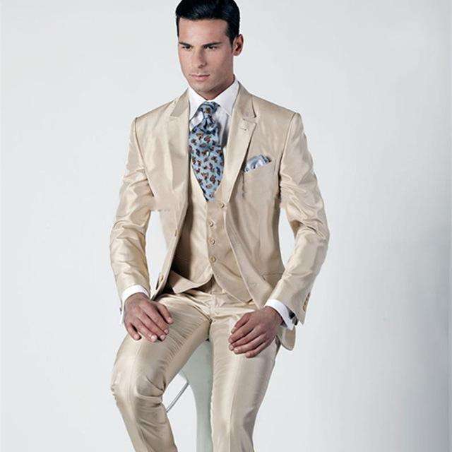 Chaleco Traje De Novio Ivory Traje De Novio Italiano Barroco