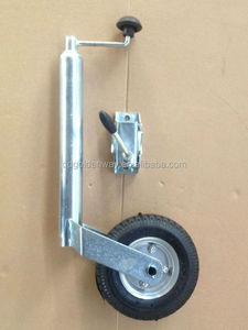 Ruedas de caucho macizo de venta directa de fábrica con núcleo de hierro de alta resistencia, adecuadas como <span class=keywords><strong>rueda</strong></span> guía para carros de cilindros de oxígeno. - Product Image 2