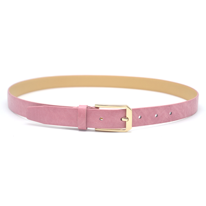 Kenycarocn — <span class=keywords><strong>ceinture</strong></span> en <span class=keywords><strong>cuir</strong></span> Vegan rose pour femmes, personnalisée, en microfibre, à la mode, avec boucle ardillon en or de 25mm, vente en gros - Product Image 5