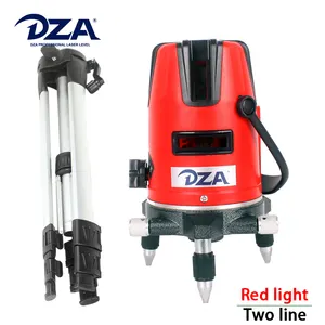 Dza Cross Two Beam Auto Handy Tripod Hot Fashion Small Laser Level With Power Red Line