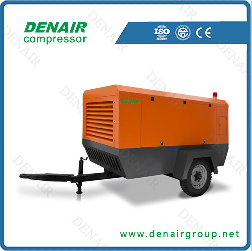 DENAIR передвижной винтовой воздушный компрессор DACY-9.0/7