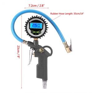 0-220psi 0-16bar dijital manometre lastik <span class=keywords><strong>Tester</strong></span> ölçer lastik şişirme basıncı ölçer - Product Image 3